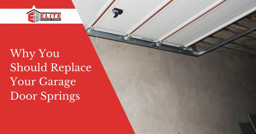 Why you should replace your garage door springs